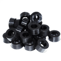 Set of 20 black ZSPEC silicone timing cover bushings for Nissan Z31 300ZX shoulder bolts, compatible with engine maintenance.