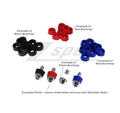 Set of 20 ZSPEC Design silicone timing cover bushings for Nissan Z31 300ZX shoulder bolts, durable automotive maintenance parts.