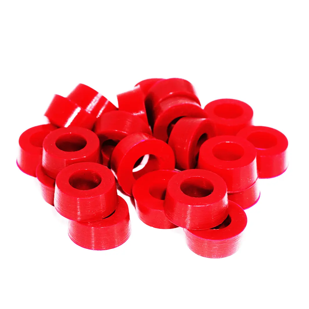 Set of 20 ZSPEC Design silicone timing cover bushings for Nissan Z31 300ZX shoulder bolts, automotive engine repair parts.