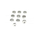 Set of 10 stainless SUS304 M3-0.5 hex nuts from ZSPEC Design, durable hardware for industrial and DIY projects.
