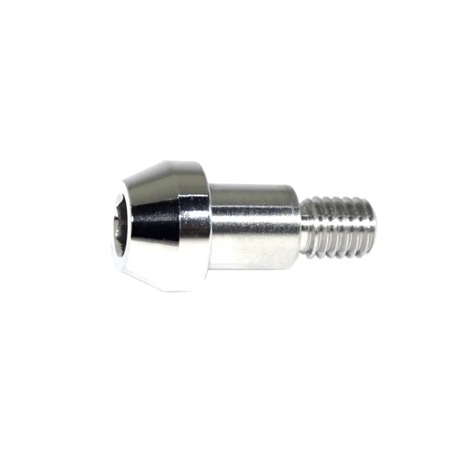 Stainless ZSPEC M6-1.0x16mm shoulder bolt with 8.6mm shoulder, showing the bolt head and threaded shaft on a white background.