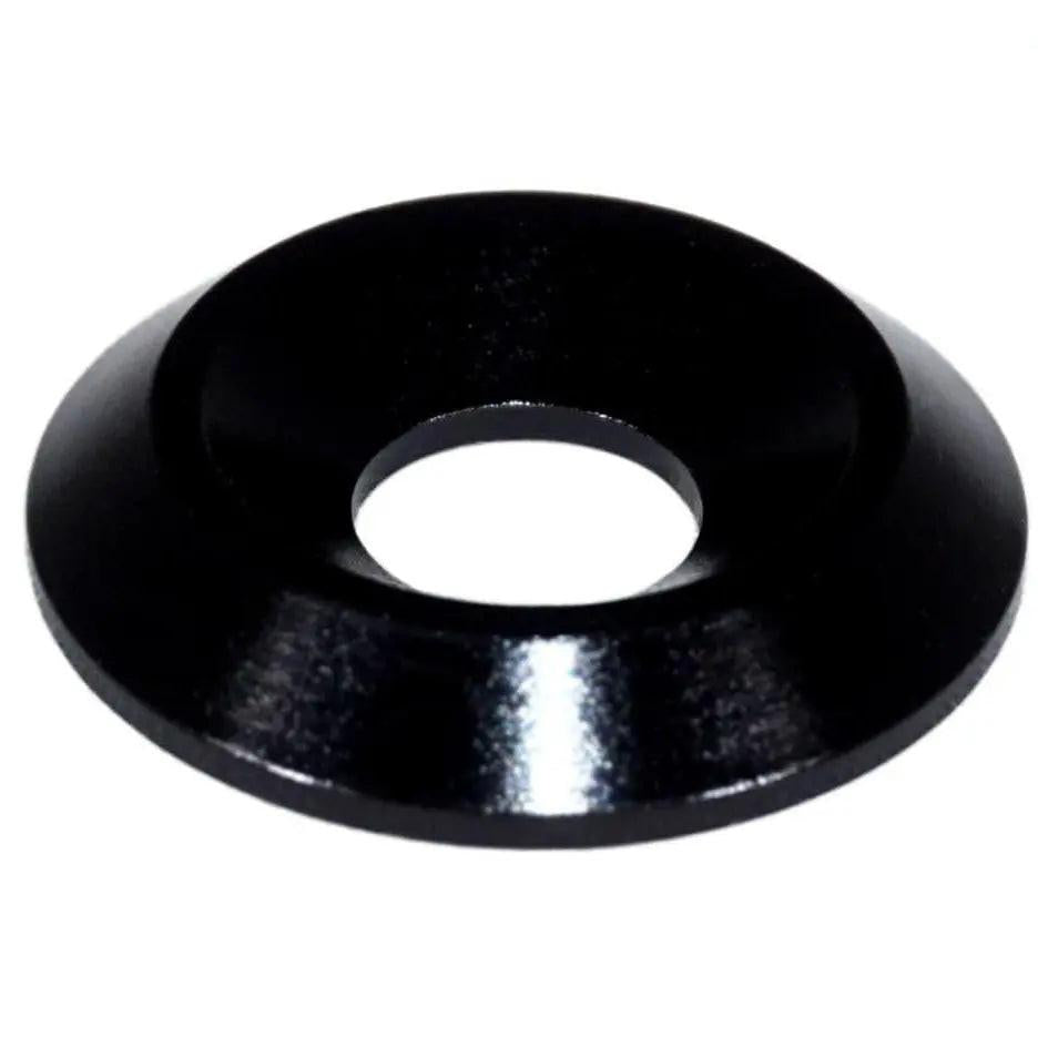ZSPEC Design M6-1.0x20mm stainless steel fender fasteners in black, billet construction, 10-pack for automotive use