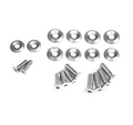 ZSPEC Design Trunk Dress Up Bolts Kit in gloss black for Scion FRS, Subaru BRZ, Toyota 86, stainless and billet materials.