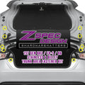 ZSPEC Design gloss black trunk dress-up bolts kit for Scion FRS, Subaru BRZ, Toyota 86, featuring stainless and billet bolts.