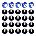 ZSPEC Design bulk pack of 25 stainless steel M6x20mm washers with billet finish, ideal for hardware and construction projects.