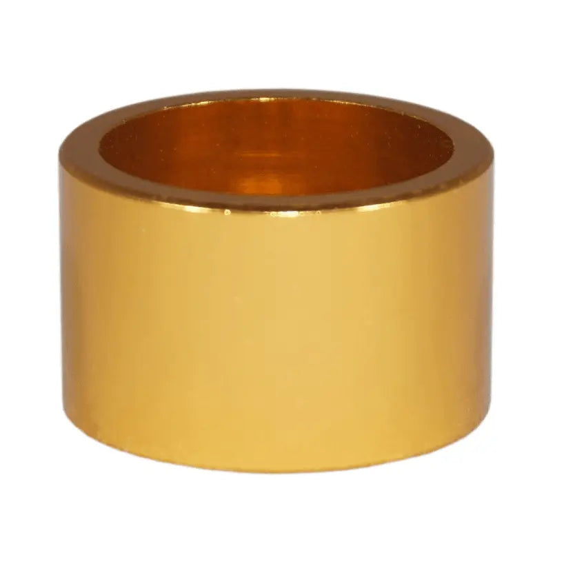 Red ZSPEC Design M6 straight cup dress-up finish washers for SHSC fasteners, billet finish, 10-pack.