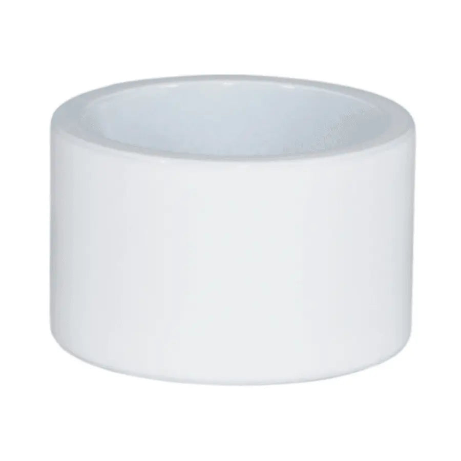 Set of 10 ZSPEC Design M6 straight cup dress-up finish washers for SHSC fasteners, billet metal, glossy red finish.