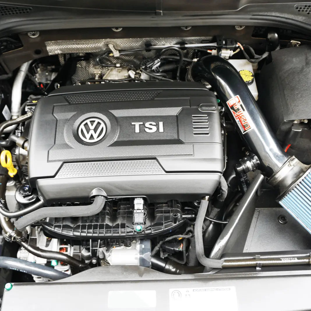 Gloss red ZSPEC Stage 1 Dress Up Bolts Fastener Kit for 2015+ VW Golf GTI 2.0L MK7, stainless steel and billet finish.