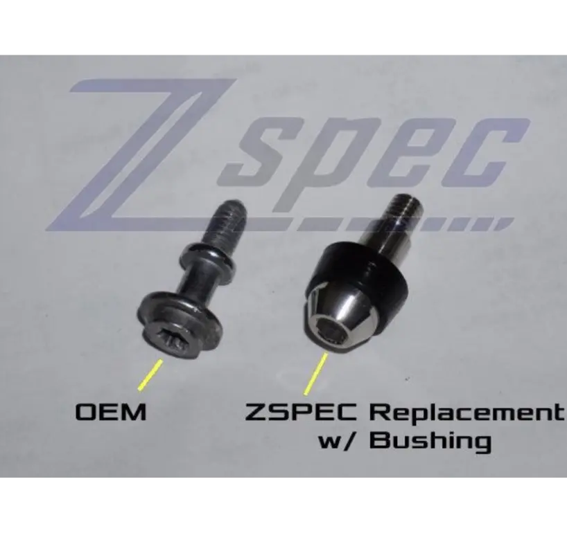 ZSPEC "Stage 1" Dress Up Bolts Fastener Kit for 2015+ VW Golf GTI 2.0L MK7, stainless steel and billet red finish.
