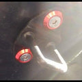 Stainless and billet ZSPEC Stage 3 Dress Up Bolts Fastener Kit for 2006-2010 Pontiac Solstice and Saturn Sky, glossy red finish.