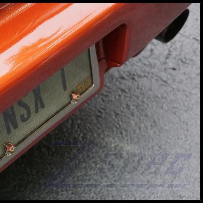 ZSPEC Stage 3 Dress Up Bolts Fastener Kit for 1990-2005 Acura NSX in stainless steel and billet, shown with red finish and hardware details.