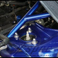 ZSPEC Stage 3 Dress Up Bolts fastener kit for 2012-2018 Dodge Charger SRT, stainless and billet metal, shown on vehicle engine bay.