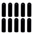 Set of ten orange silicone rubber T-bolt clamp dress-up sleeves and caps by ZSPEC Design, for enhancing clamp appearance.