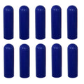 Set of ten orange silicone rubber T-bolt clamp dress-up sleeves and caps by ZSPEC Design, for automotive or plumbing applications.