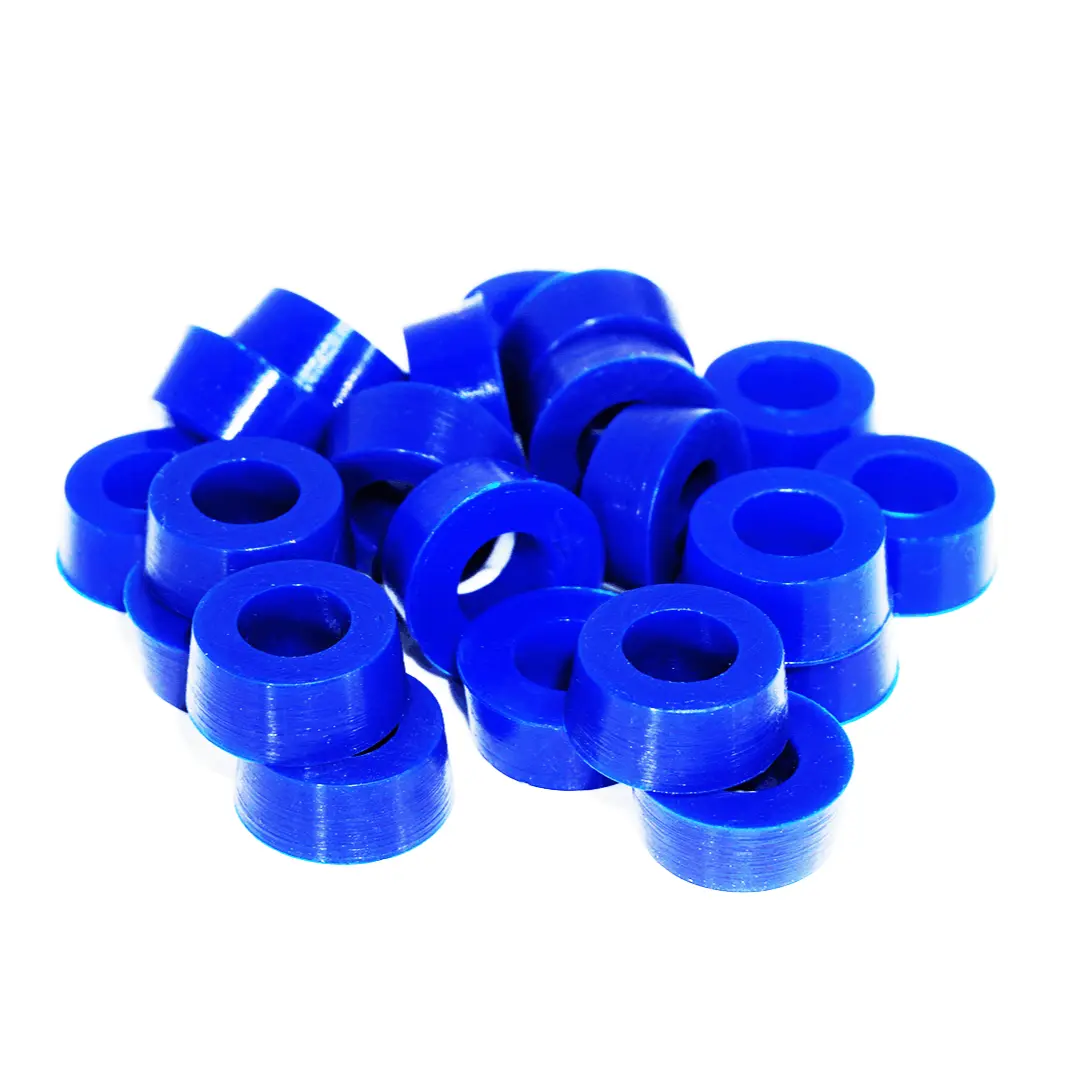 ZSPEC titanium shoulder-bolt timing cover fasteners with red bushings for Nissan 300ZX Z32 engine repair.