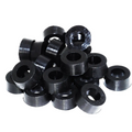 ZSPEC Design titanium shoulder-bolt timing cover fasteners with red bushings for Nissan 300ZX Z32 engine repair.