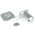 Silver ZSPEC Design billet aluminum cruise control cap covers for Nissan Z32 300ZX '90-96, featuring Z logo detail.