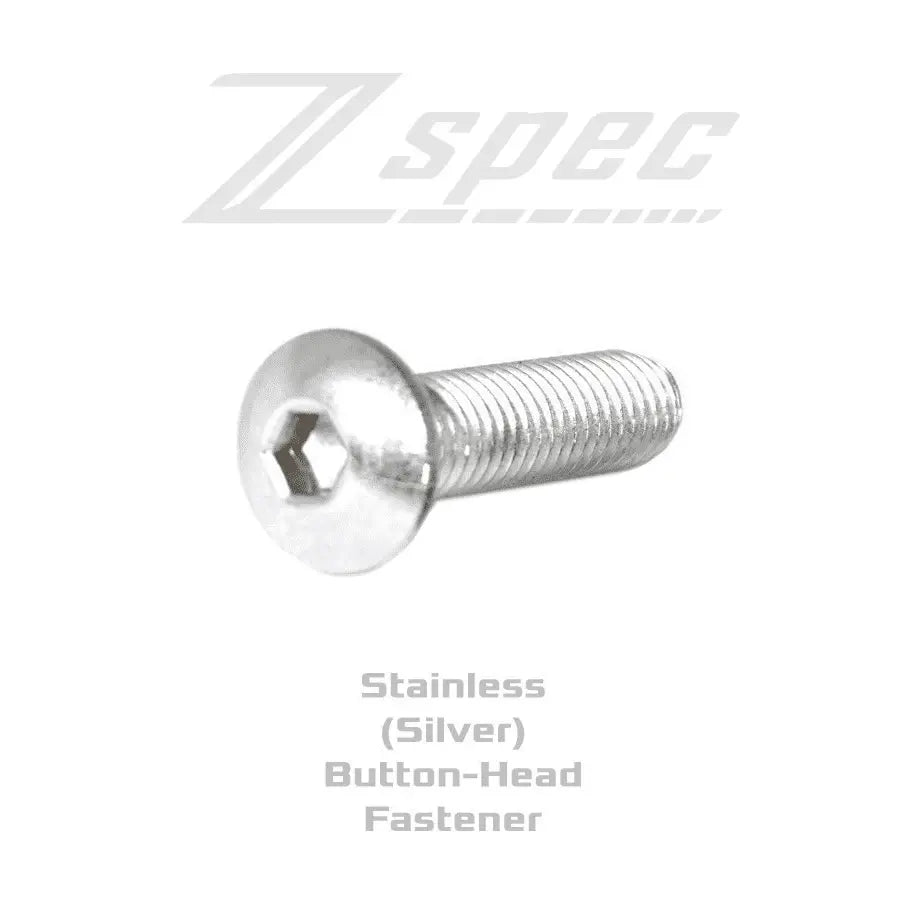 Set of 10 ZSPEC Design M5x20mm stainless steel button-head fasteners, metric SUS304, for durable mechanical assembly.
