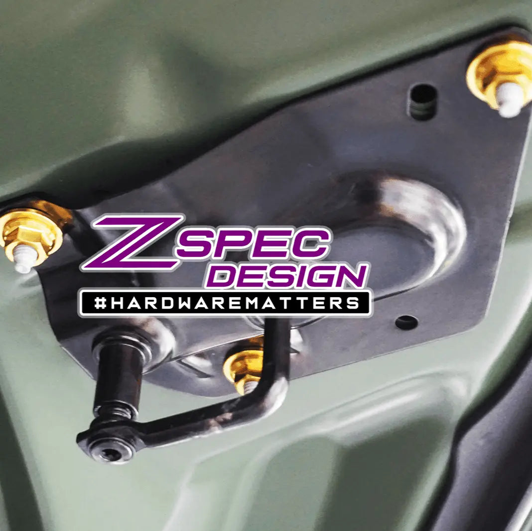 Silver ZSPEC M8-1.25 metric flare nut made of titanium Grade-5, designed for automotive and bike applications.
