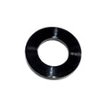 ZSPEC Design silver M8 metric flat washer made of Grade 5 titanium, shown in close-up, sold individually.