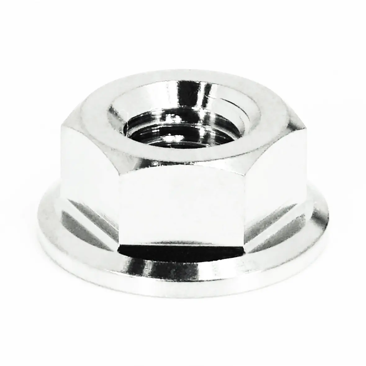 ZSPEC Design Grade-5 Titanium Shock Tower Nuts for Nissan 350Z, G35, 370Z, G37, RZ34, and Q models, silver finish.