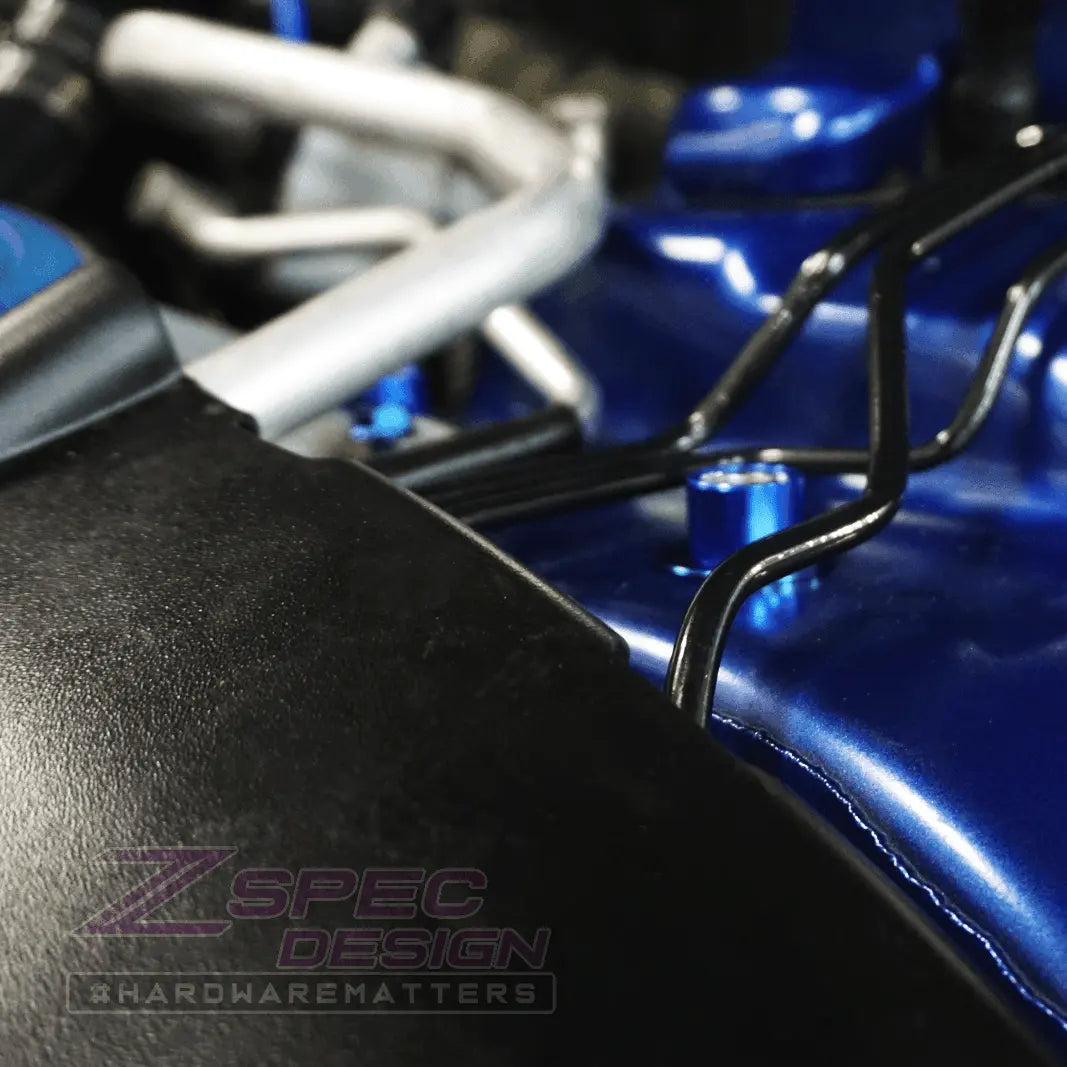 ZSPEC "Stage 1" Dress Up Bolts® fastener kit for Audi S5 B8 3.0L, stainless steel and billet hardware fasteners for engine upgrades.