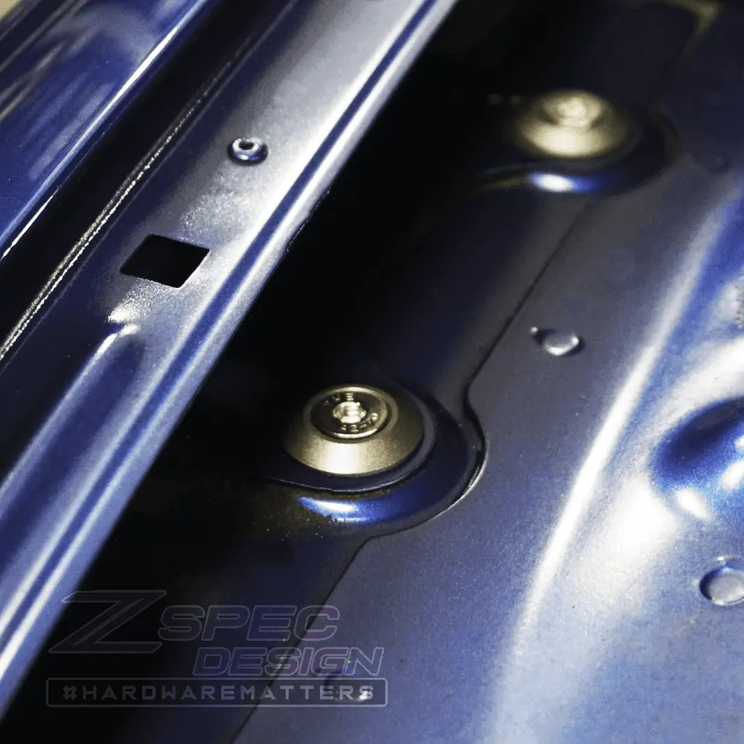 ZSPEC "Stage 2" Dress Up Bolts® fastener kit for Audi S5 B8 3.0L, stainless steel and billet hardware fasteners.