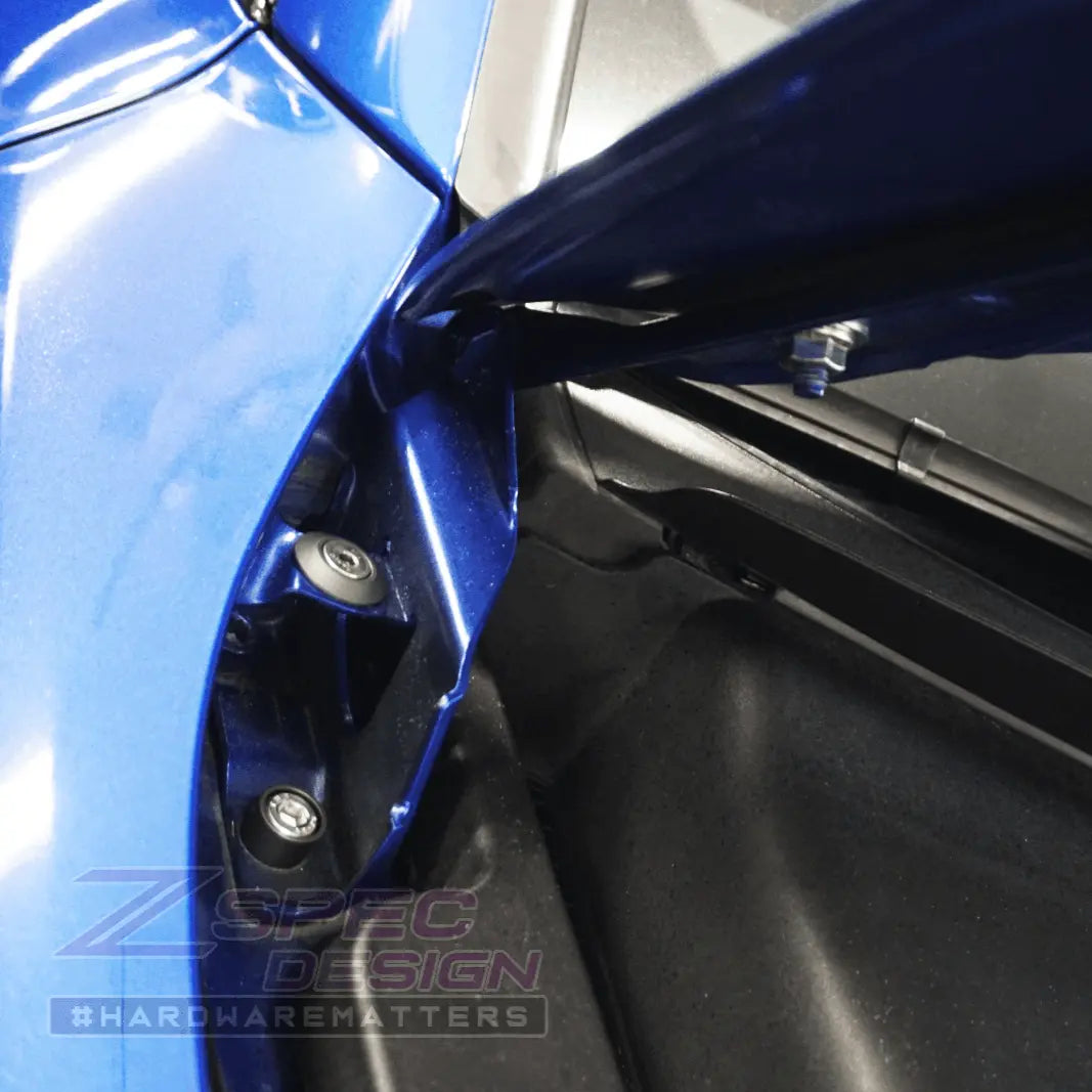 ZSPEC "Stage 1" Dress Up Bolts® fastener kit for Audi S5 B8 3.0L, stainless steel and billet hardware fasteners.