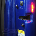 ZSPEC Dress Up Bolts titanium door striker and latch fasteners for Audi S5 B8 EA837 3.0L in hardware fastener kit.