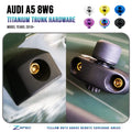 ZSPEC Dress Up Bolts titanium trunk fastener kit for 2018-2023 Audi A5 8W6 2.0L, automotive hardware fasteners.