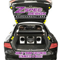 ZSPEC Dress Up Bolts® trunk fastener kit for 2012-2018 Audi A7, stainless steel and billet hardware fasteners.