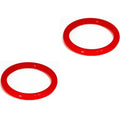 ZSPEC Design quick release bumper fastener kit with red silicone bands, blue catches, and colored bands for secure vehicle bumper attachment.