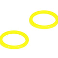 ZSPEC Design quick release bumper fastener kit with yellow silicone bands, blue catches, and colored bands for vehicle bumper installation