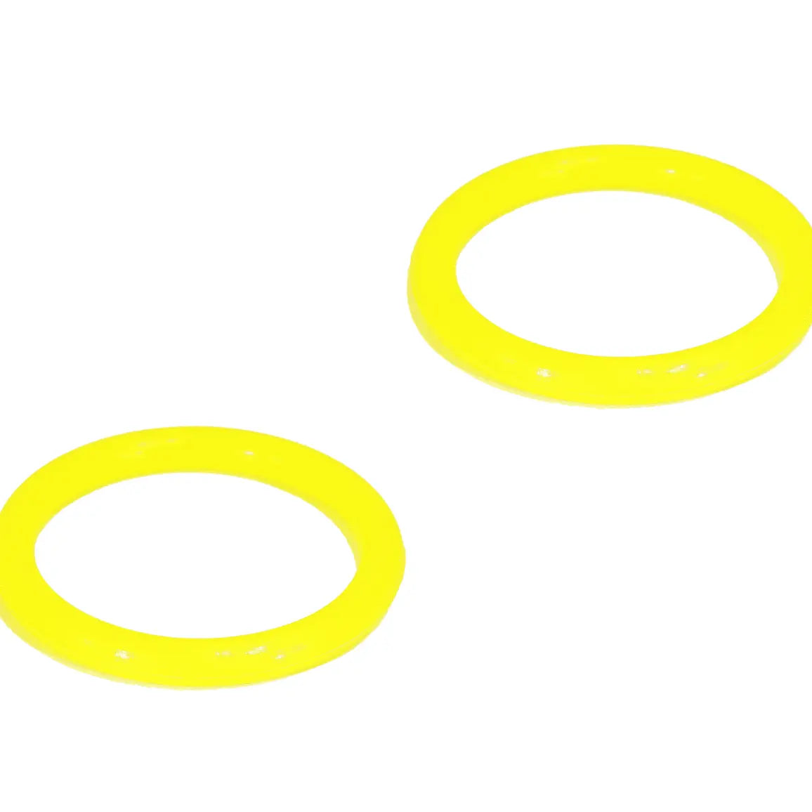ZSPEC Design quick release bumper fastener kit with yellow silicone bands, blue catches, and colored bands for vehicle bumper installation