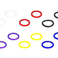 ZSPEC Design silicone rubber quick release bumper kit bands, two flexible bands shown in various colors on a white background.