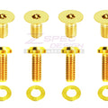 ZSPEC titanium door striker and latch fastener kit for Audi S5 B8 EA837 3.0L, hardware fasteners for door security and fitment